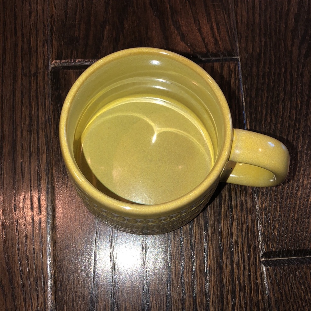 Hearth and hand yellow boho ceramic mug - Picture 2 of 4